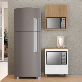 Cozinha 2 Peças 1 Porta 1 Gaveta Armário Aéreo 100% Mdf 70 Cm Rainha Nesher