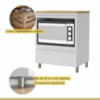 Cozinha 2 Peças 1 Porta 1 Gaveta Armário Aéreo 100% Mdf 70 Cm Rainha Nesher