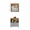 Cozinha 2 Peças 100% MDF Marquesa Nature/Verde Nesher