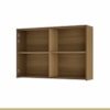 Cozinha 2 Peças 3 Portas 4 Gavetas Armário Aéreo 100% Mdf 120 Cm Rainha Nesher