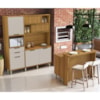 Cozinha 3 Peças Loft Gourmet Imperatriz Freijó/Off White Nesher