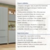 Cozinha 5 Peças 6 Portas 6 Gavetas Marquesa 100% Mdf Nature/Verde Nesher