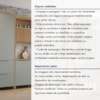 Cozinha 5 Peças 7 Portas 6 Gavetas Ripado Marquesa 100% Mdf Nesher