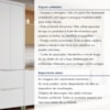 Cozinha 7 Peças 7 Portas 7 Gavetas Marquesa 100% Mdf Branco/Nature Nesher