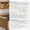 Cozinha 9 Peças Imperatriz Gourmet Canto Freijó/Grafite Nesher