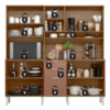 Cozinha Compacta Amora 10 Portas 2 Gavetas Amora Amendola/Marsala Prime Tx Demobile