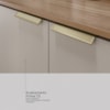 Cozinha Compacta Amora 10 Portas 2 Gavetas Amora Amendola/Nude Prime Tx Demobile