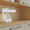 Cozinha Compacta Carvalho/Greige 7 portas 2 Gavetas Nobreza 210Cm 100% MDF Nesher 