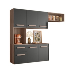 Cozinha Compacta Giulia Carvalho/Chumbo Nicioli 