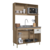 Cozinha Compacta Kit Veneto Castani/Off White Indekes