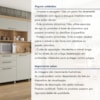 Cozinha Compacta Nobreza C/5 Portas 160Cm Carvalho/Greige Nesher