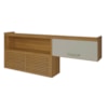 Cozinha Compacta Princesa 4 Portas 1 Gaveta Freijó/off white Nesher