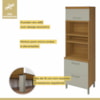 Cozinha Compacta Princesa 4 Portas 1 Gaveta Freijó/off white Nesher