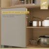 Cozinha Completa 11 Portas 2 Gavetas Condessa Carvalho/Greige Nesher