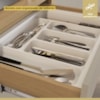 Cozinha Completa 11 Portas 2 Gavetas Condessa Carvalho/Greige Nesher