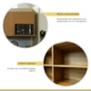 Cozinha Completa 5 Portas e 5 Gavetas 100% MDF Rainha Branco/Nature Nesher