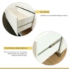 Cozinha Completa 5 Portas e 5 Gavetas 100% MDF Rainha Branco/Nature Nesher