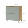 Cozinha Completa 8 Peças Marquesa Gourmet Nature/Verde Nesher
