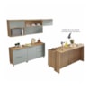 Cozinha Completa 8 Peças Marquesa Gourmet Nature/Verde Nesher