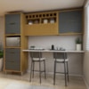 Cozinha Completa Imperatriz 3 Gavetas Nesher 