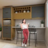 Cozinha Completa Imperatriz 3 Gavetas Nesher 