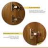 Cozinha Completa Rainha 10 Portas 8 Gavetas Ripado 100% Mdf Nature/Verde Nesher