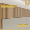 Cozinha Realeza 160 cm 5 Portas 2 gavetas 100% MDF Realeza Carvalho/Greige Nesher