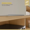 Cozinha Realeza 6 Portas 3 Gavetas 100% MDF Realeza Carvalho/Greige Nesher