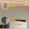 Cozinha Simone Mendes 270Cm 4 Peças 9 Portas 3 Gavetas 100% MDF Nesher 