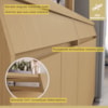 Cozinha Simone Mendes 270Cm 4 Peças 9 Portas 3 Gavetas 100% MDF Nesher 