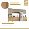 Cozinha Simone Mendes 350cm 6 Peças 13 Portas 7 Gavetas Nesher