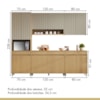 Cozinha Simone Mendes 5 Peças 12 Portas 270cm Nesher 100% MDF