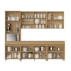 Cozinha Simone Mendes 5 Peças 12 Portas 270cm Nesher 100% MDF
