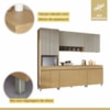 Cozinha Simone Mendes 5 Peças 12 Portas 270cm Nesher 100% MDF