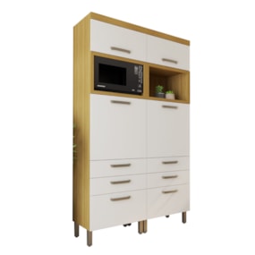 Despenseiro 4 portas Princesa  Freijo com Off White Nesher
