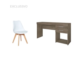 Escrivaninha Canela Para Quarto Com Cadeira Leda Branca Estofada Casa Aberta Brasil Escrivaninha Canela Para Quarto Com Cadeira Leda Branca Estofada Casa Aberta Brasil