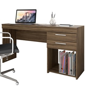 Escrivaninha Office Nogal Trend Notável Móveis