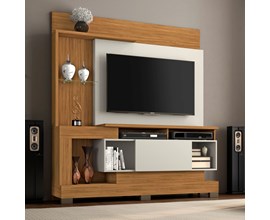 Estante Home para Tv até 50 Polegadas FreijóTrend/Off White Notável Móveis