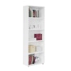 Estante Para Livros Dupla Multy 10 Prateleiras Branco Artely
