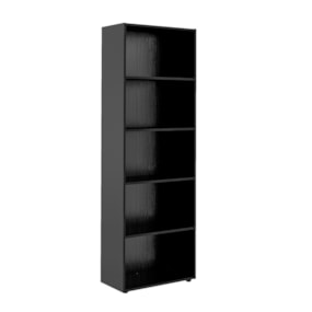 Estante Para Livros Dupla Multy 10 Prateleiras Preto Artely