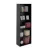 Estante Para Livros Dupla Multy 10 Prateleiras Preto Artely