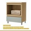 Gabinete para Banheiro 70cm 1 Gaveta com Caixa Organizadora Rainha Nesher