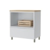 Gabinete Para Banheiro Branco/Nature Marquesa Nesher