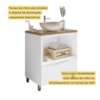 Gabinete Para Banheiro Branco/Nature Marquesa Nesher