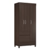 Guarda-Roupa 3 Portas 2 Gavetas Wind Café Touch Demóbile