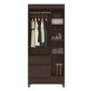 Guarda-Roupa 3 Portas 2 Gavetas Wind Café Touch Demóbile