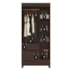 Guarda-Roupa 3 Portas 2 Gavetas Wind Café Touch Demóbile