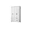 Guarda-Roupa 4 Portas 2 Gavetas Chile Branco Moval 