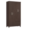 Guarda-Roupa 4 pts 2 gavetas Lotus Café Touch Demóbile