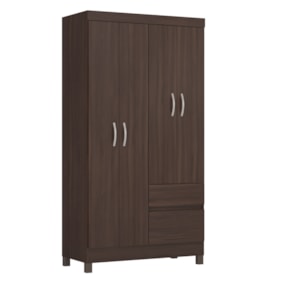 Guarda-Roupa 4 pts 2 gavetas Lotus Café Touch Demóbile